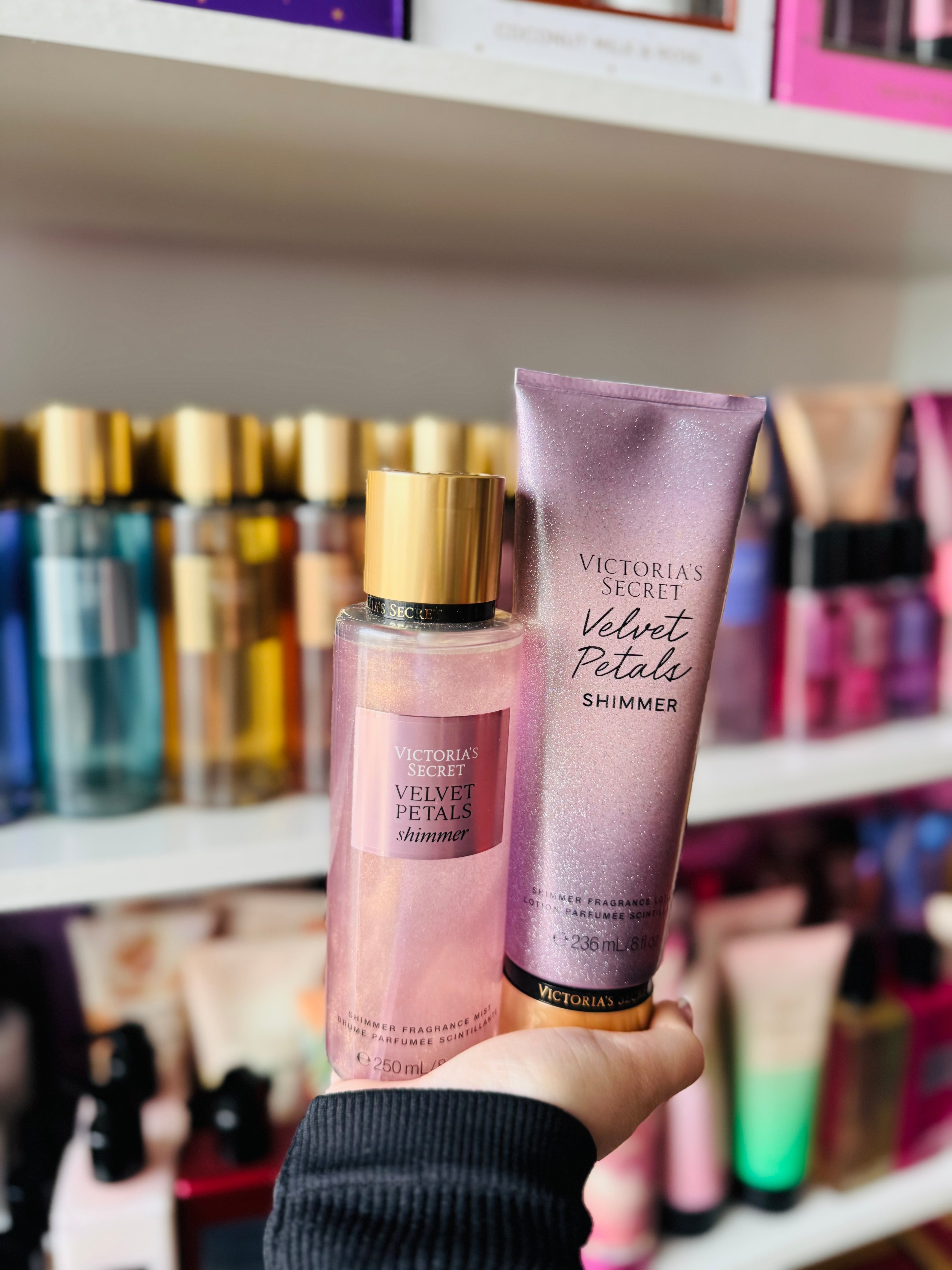 Set Shimmer Velvet Petals